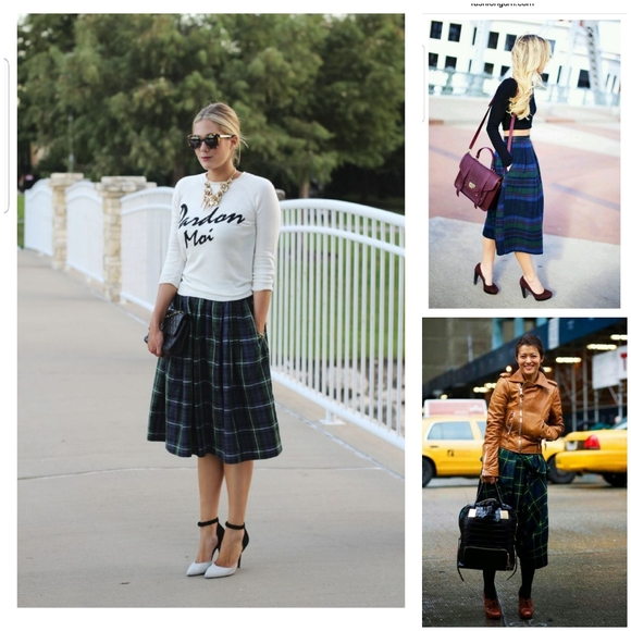 Pendleton Signature Tartan Plaid Skirt, Size 12P - Picture 1 of 10